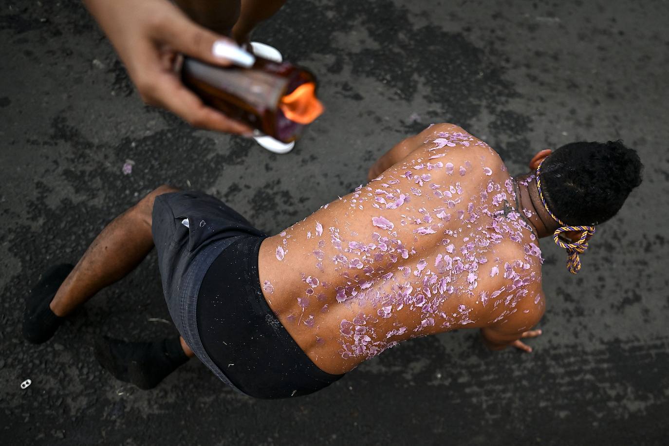 Fotos: Peregrinos del Cristo Negro