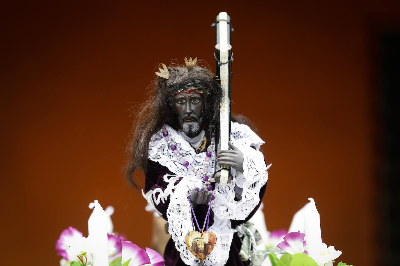 Fotos: Peregrinos del Cristo Negro