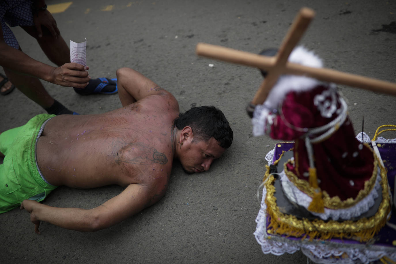 Fotos: Peregrinos del Cristo Negro