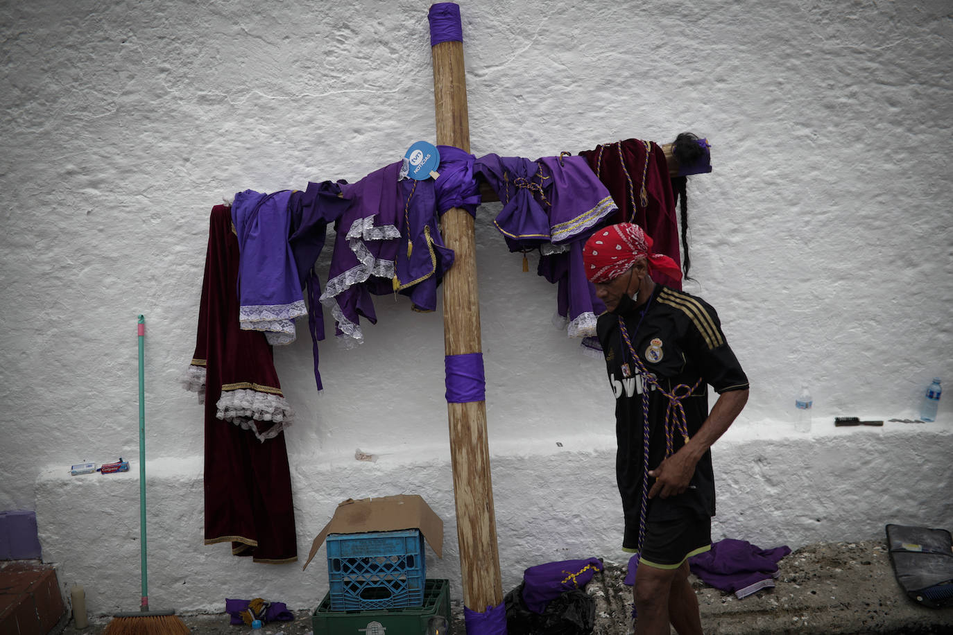 Fotos: Peregrinos del Cristo Negro