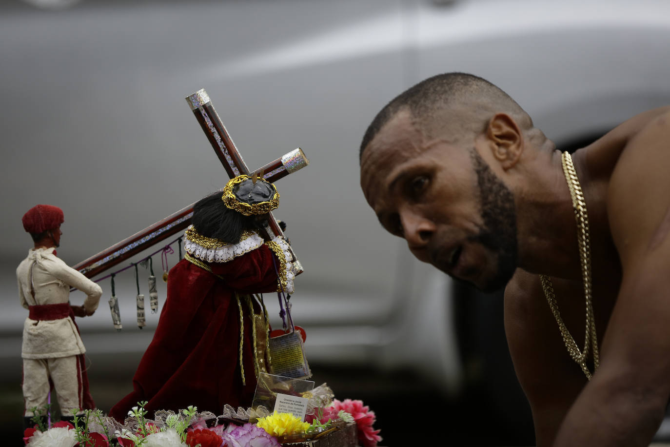 Fotos: Peregrinos del Cristo Negro