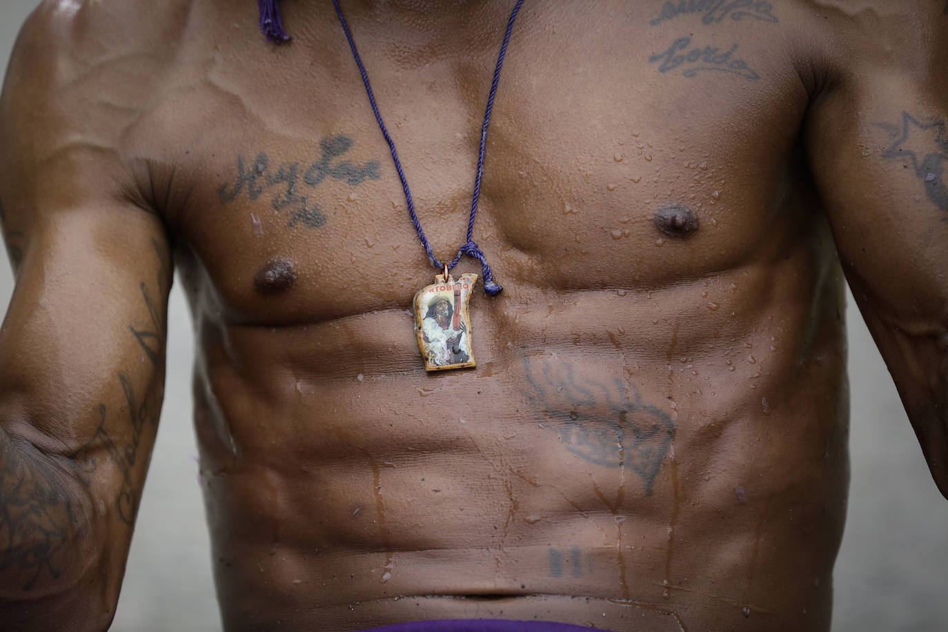 Fotos: Peregrinos del Cristo Negro