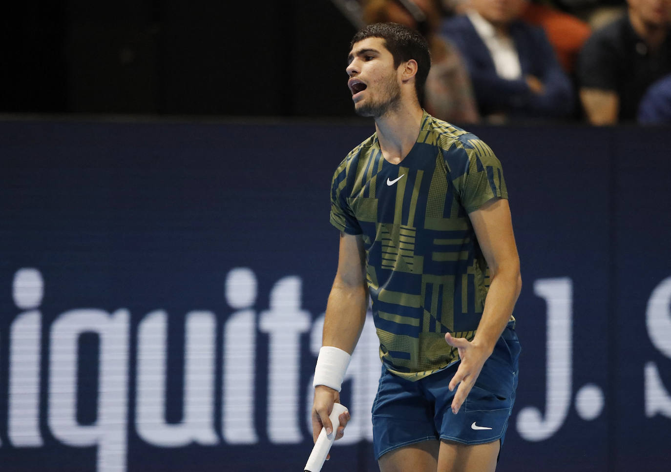 Fotos: El partido entre Carlos Alcaraz y Aliassime del ATP 500 de Basilea, en imágenes