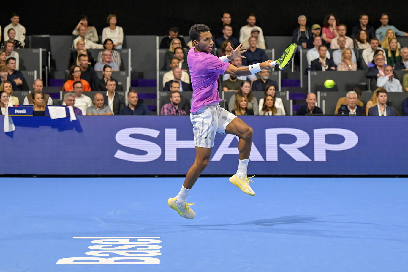 Fotos: El partido entre Carlos Alcaraz y Aliassime del ATP 500 de Basilea, en imágenes