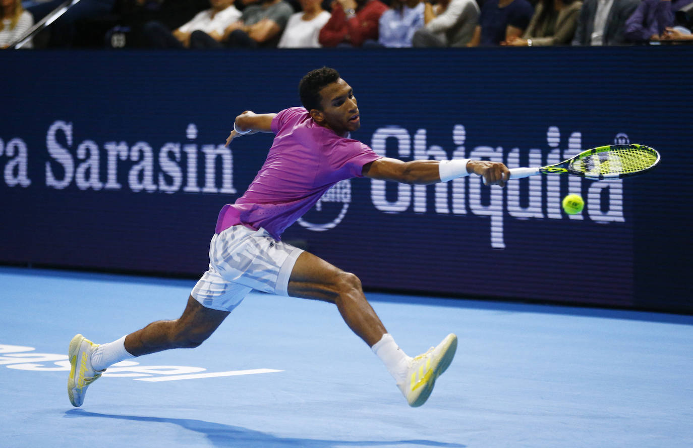 Fotos: El partido entre Carlos Alcaraz y Aliassime del ATP 500 de Basilea, en imágenes