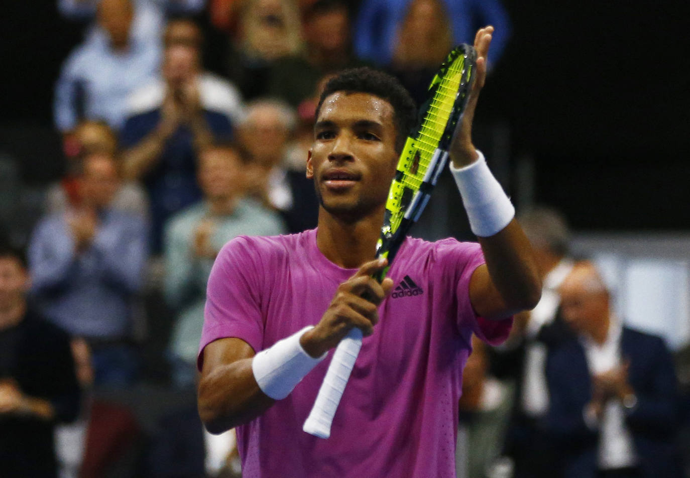 Fotos: El partido entre Carlos Alcaraz y Aliassime del ATP 500 de Basilea, en imágenes