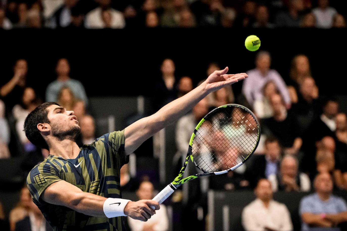 Fotos: El partido entre Carlos Alcaraz y Aliassime del ATP 500 de Basilea, en imágenes