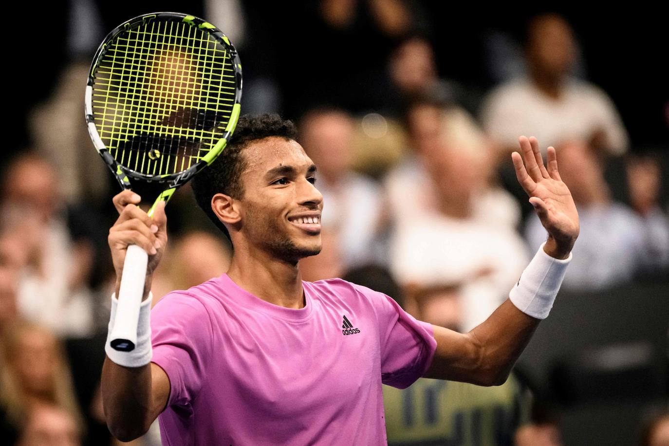 Fotos: El partido entre Carlos Alcaraz y Aliassime del ATP 500 de Basilea, en imágenes