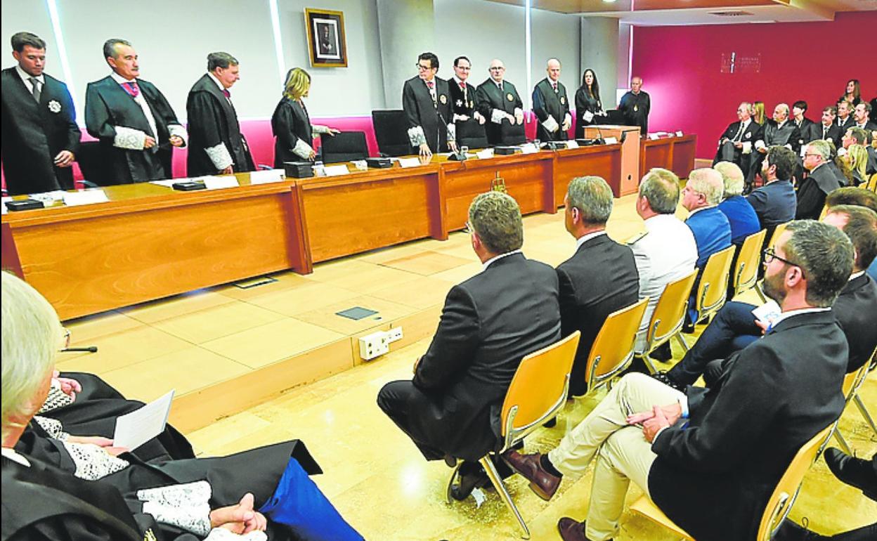 Apertura del curso judicial, en septiembre en Murcia. 