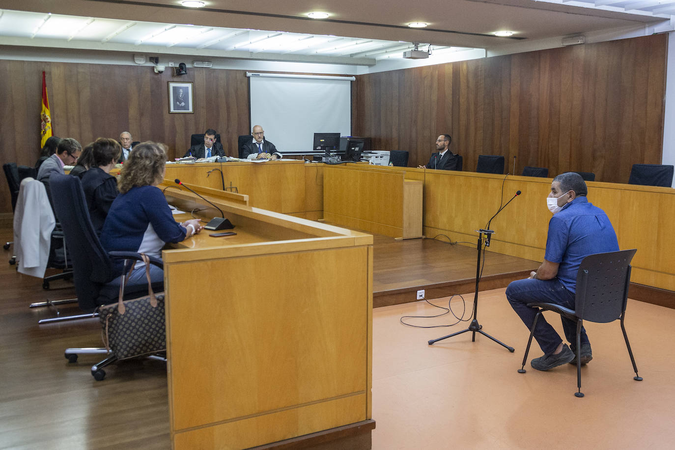 Sesión del juicio en la Audiencia Provincial, a finales de septiembre.