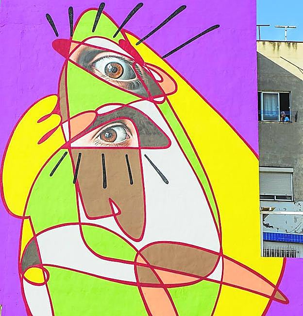 Mural realizado por Belin.