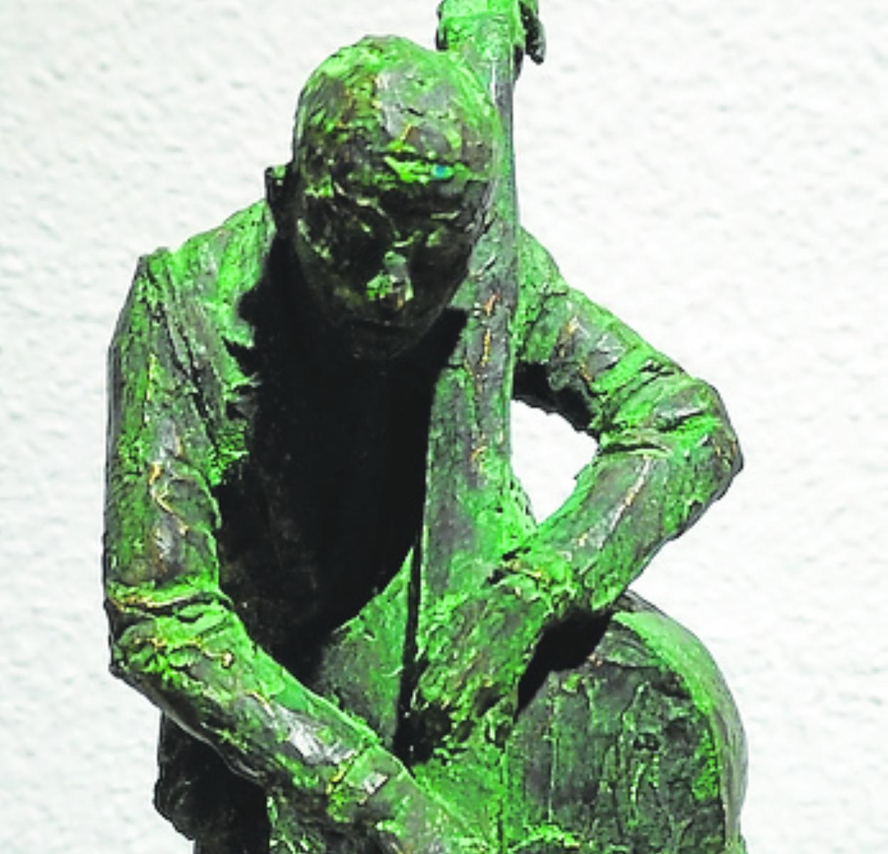 La escultura de Manuel Páez.