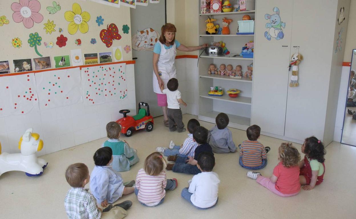 Imagen de archivo de una guardería. 