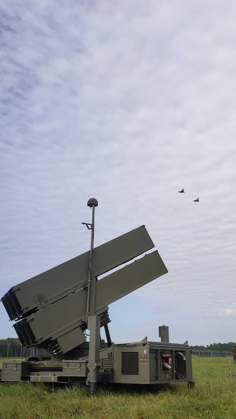 Fotos: Artilleros de Cartagena desplazados a Letonia protegen la capital de posible ataques rusos