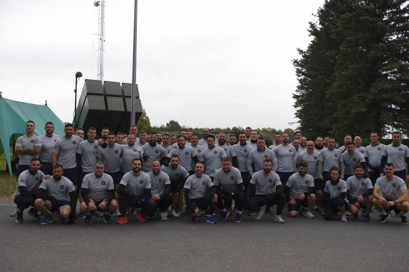 Soldados de Cartagena, tras una carrera.