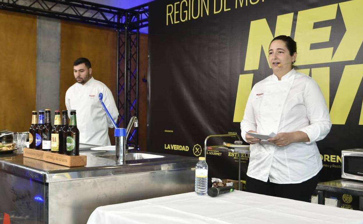 María Gómez, este domingo, en Región de Murcia Gastronómica. 