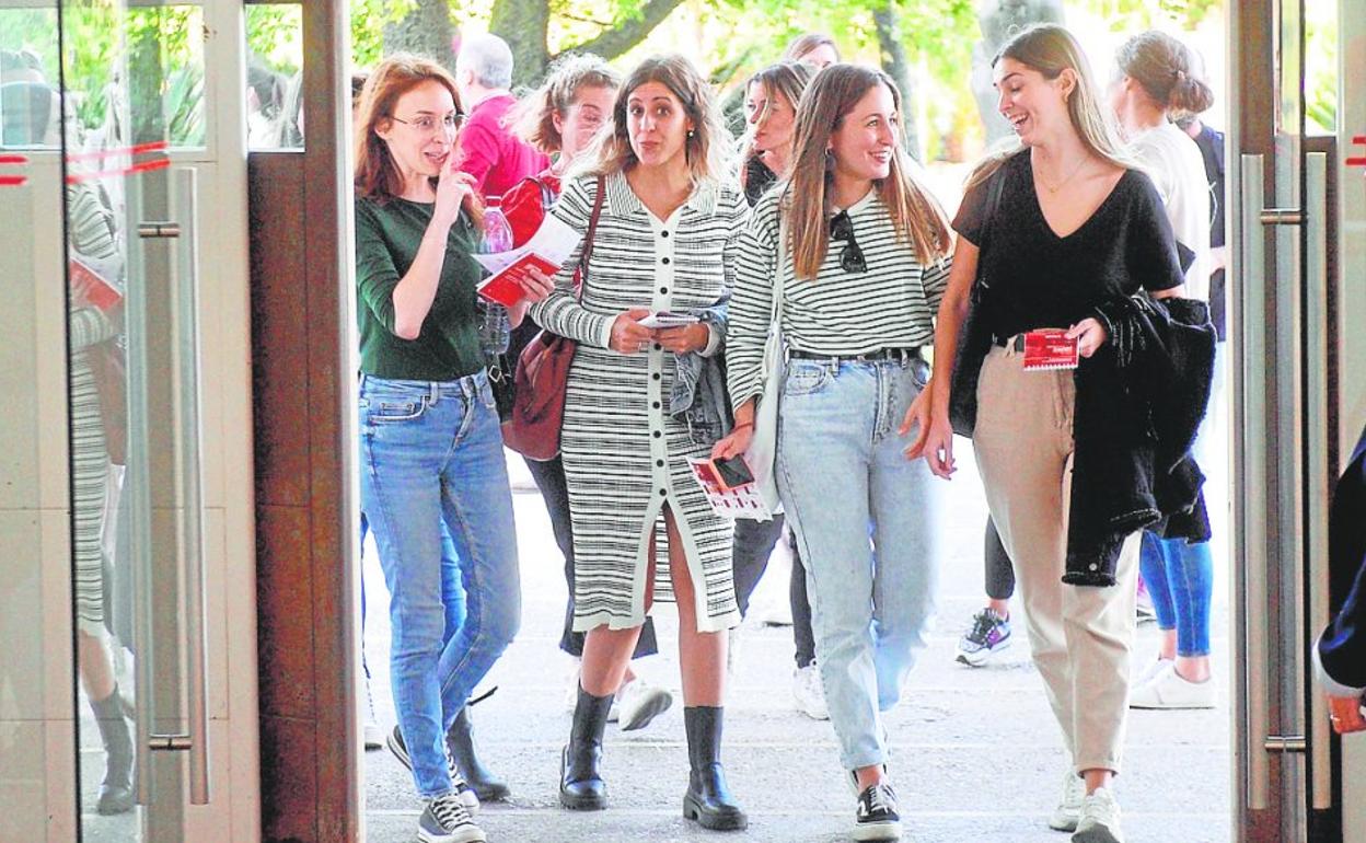 Acto de recepción en el Auditorio Víctor Villegas.