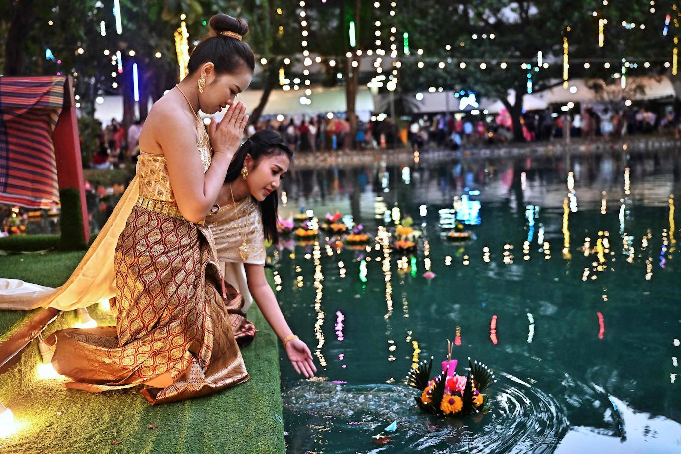 Fotos: Festival Loy Krathong en Bangkok