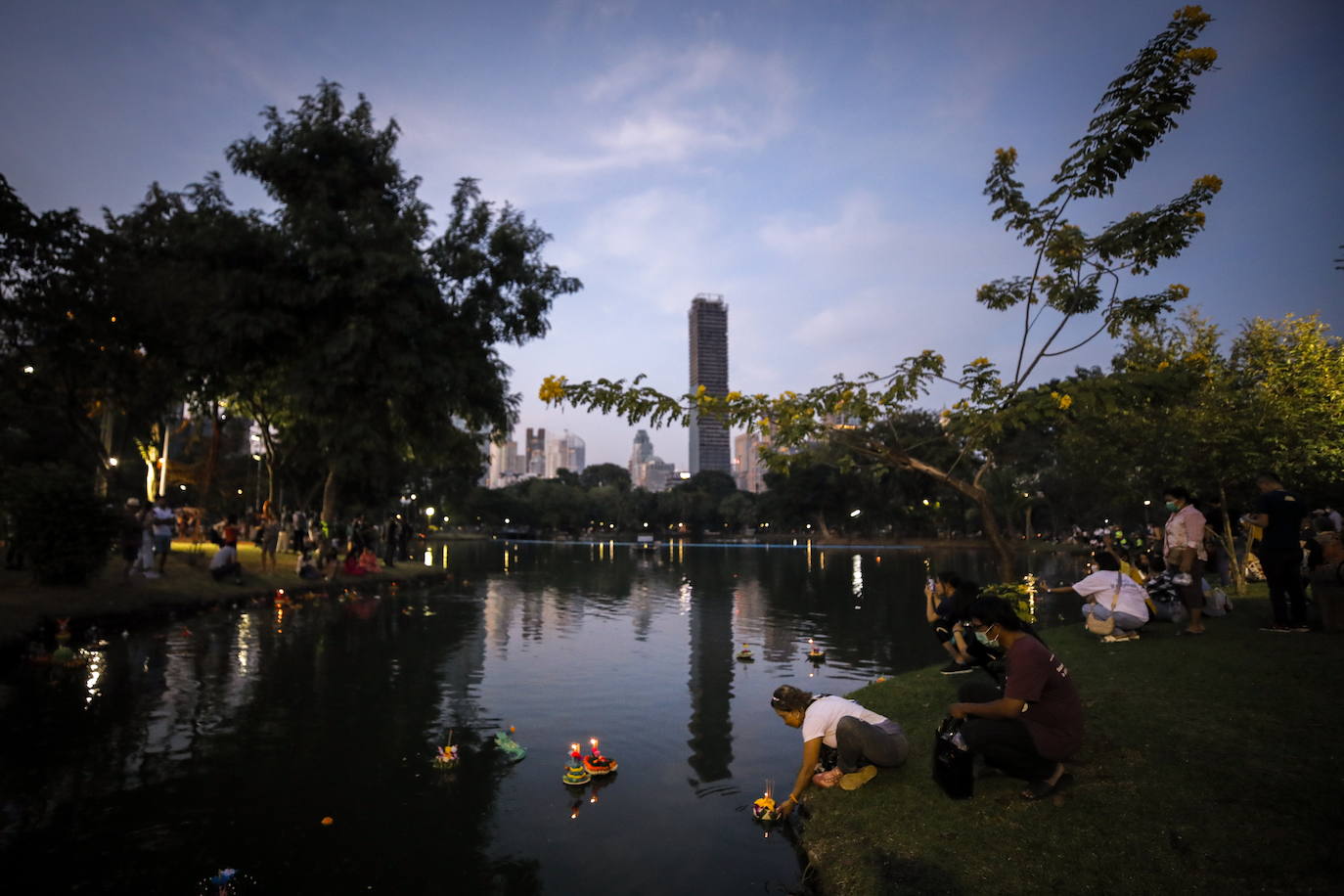 Fotos: Festival Loy Krathong en Bangkok