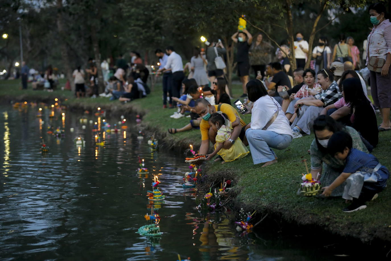 Fotos: Festival Loy Krathong en Bangkok
