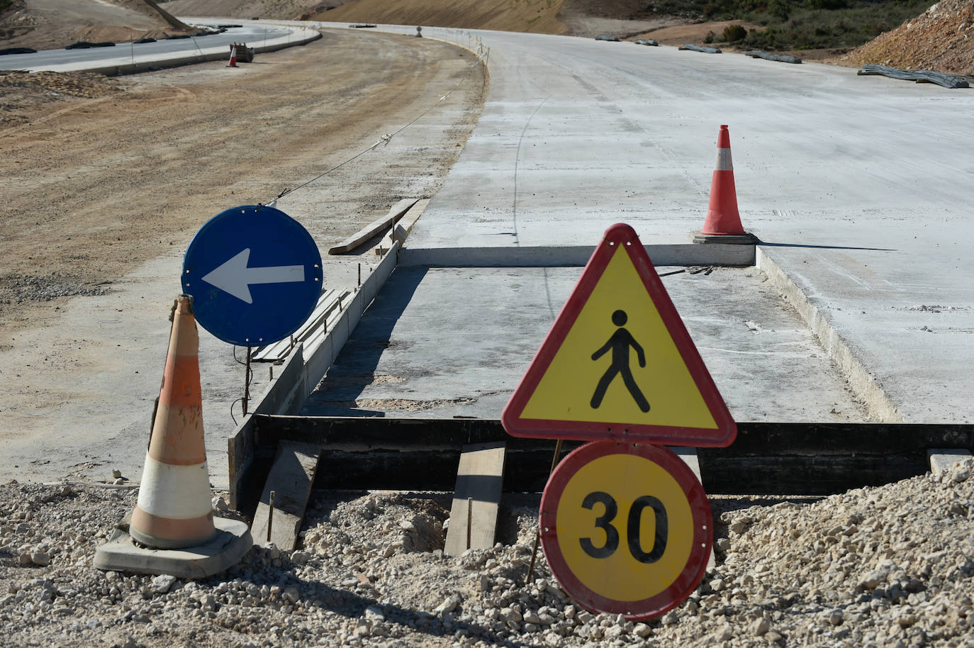 Fotos: Las obras de la autovía del Altiplano, en imágenes