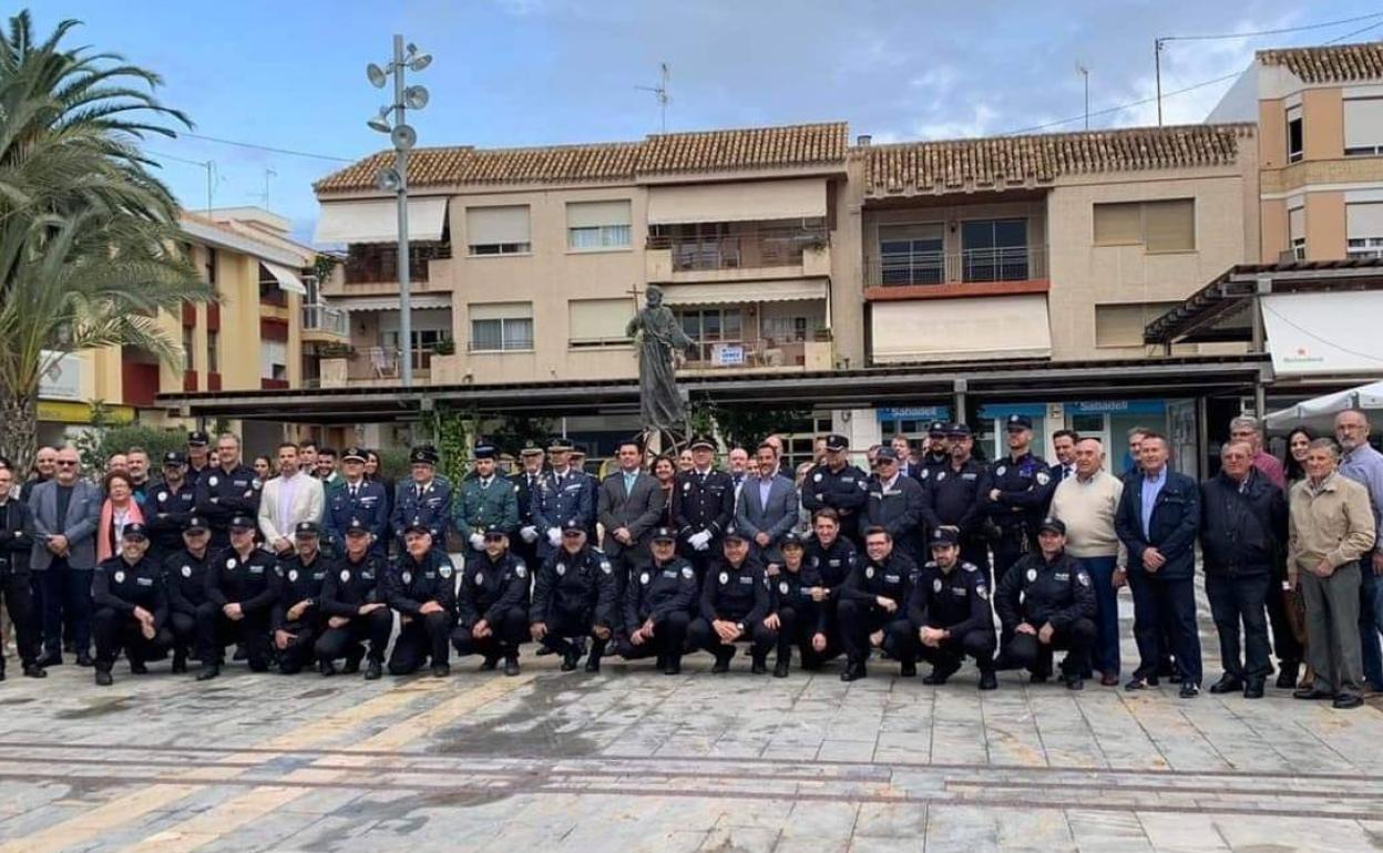 La Policía Local de San Javier celebra el día de su patrón, San Gregorio Magno.