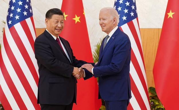 Los presidentes de China y Estados Unidos, Xi Jinping y Joe Biden.