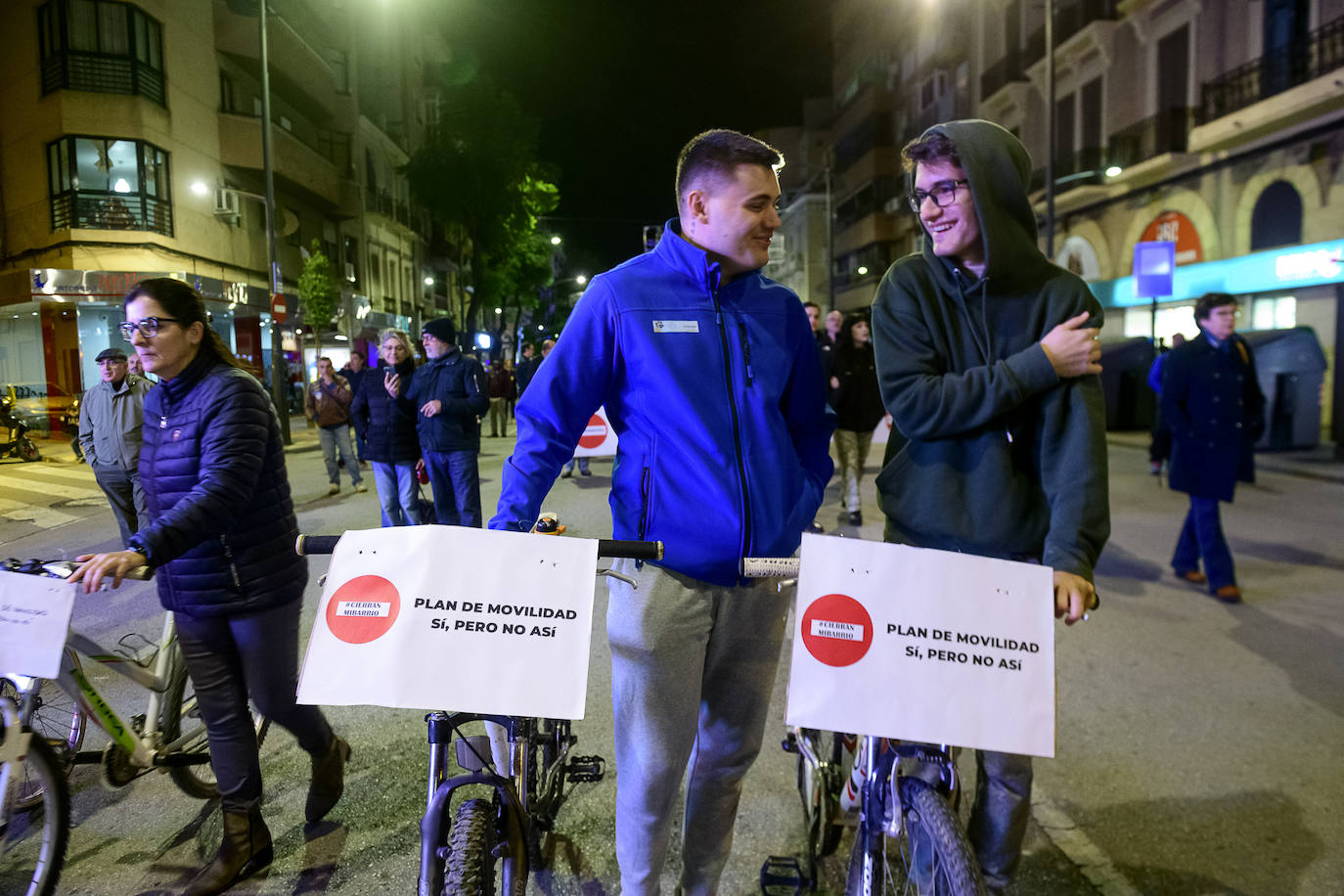Fotos: Manifestación contra el plan de movilidad del Ayuntamiento de Murcia