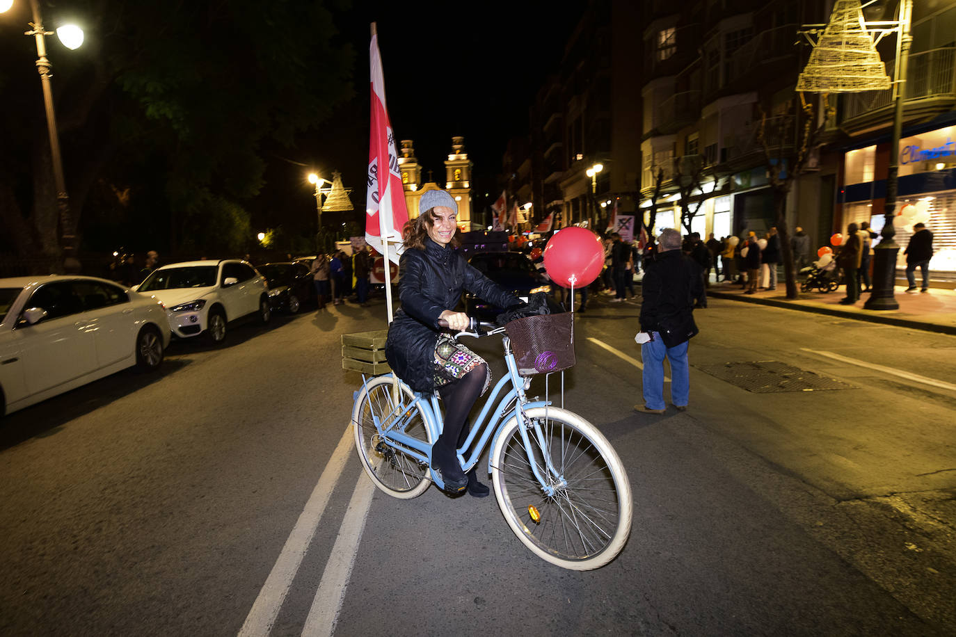 Fotos: Manifestación contra el plan de movilidad del Ayuntamiento de Murcia