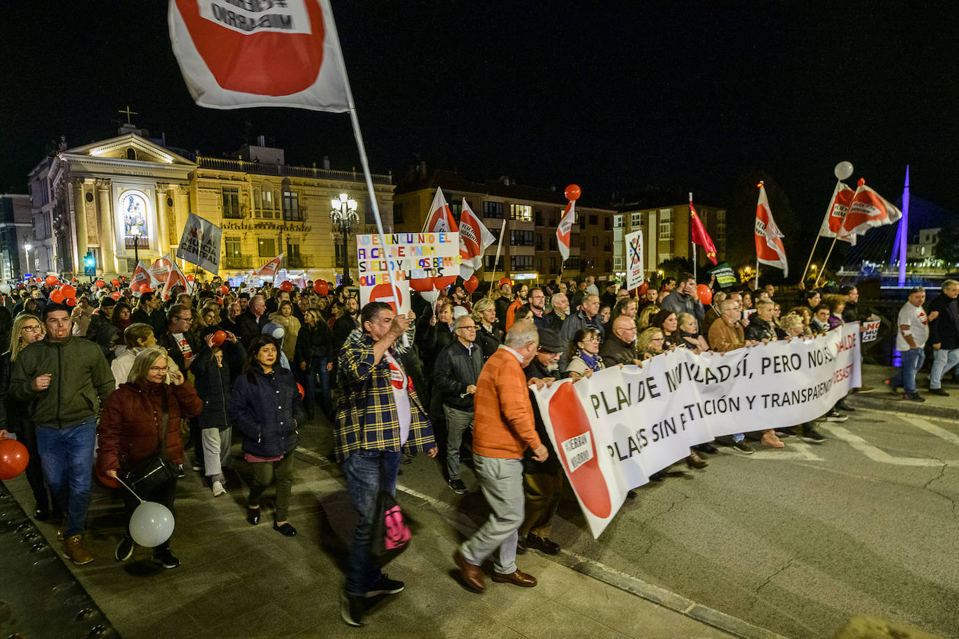 Fotos: Manifestación contra el plan de movilidad del Ayuntamiento de Murcia