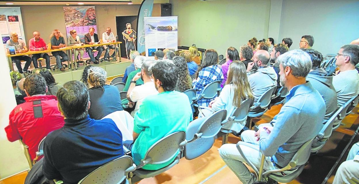 Un momento del acto de la presentación de la guía, ayer. 