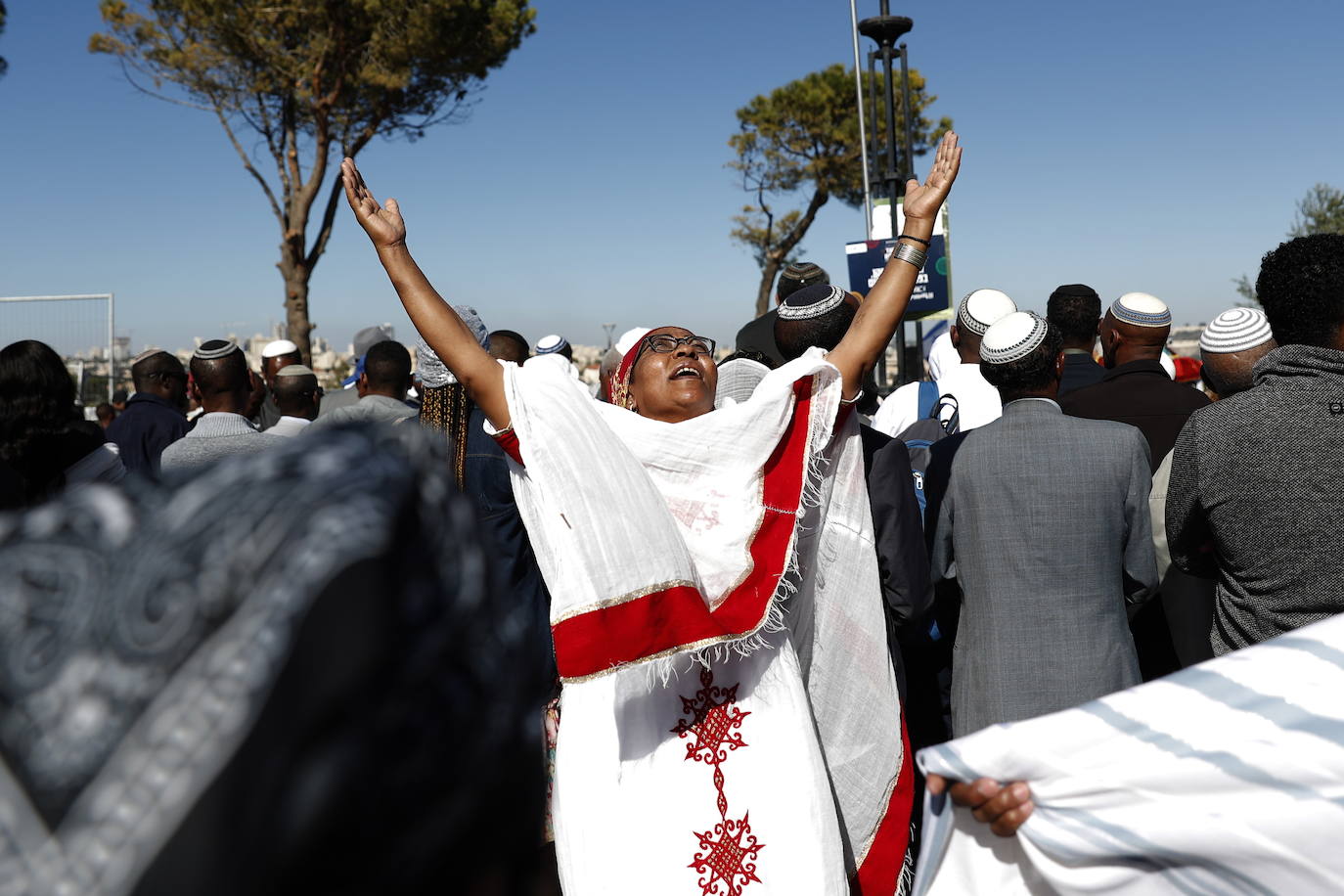 Fotos: Judíos etíopes en Jerusalén