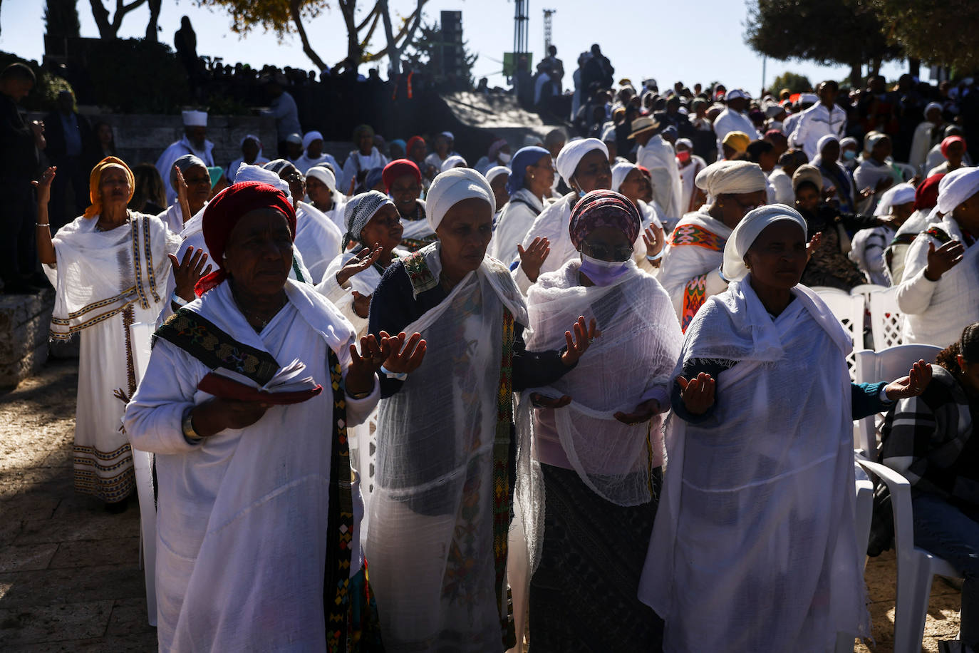 Fotos: Judíos etíopes en Jerusalén