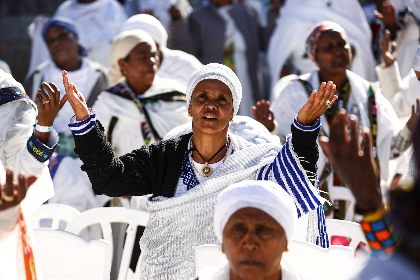 Fotos: Judíos etíopes en Jerusalén