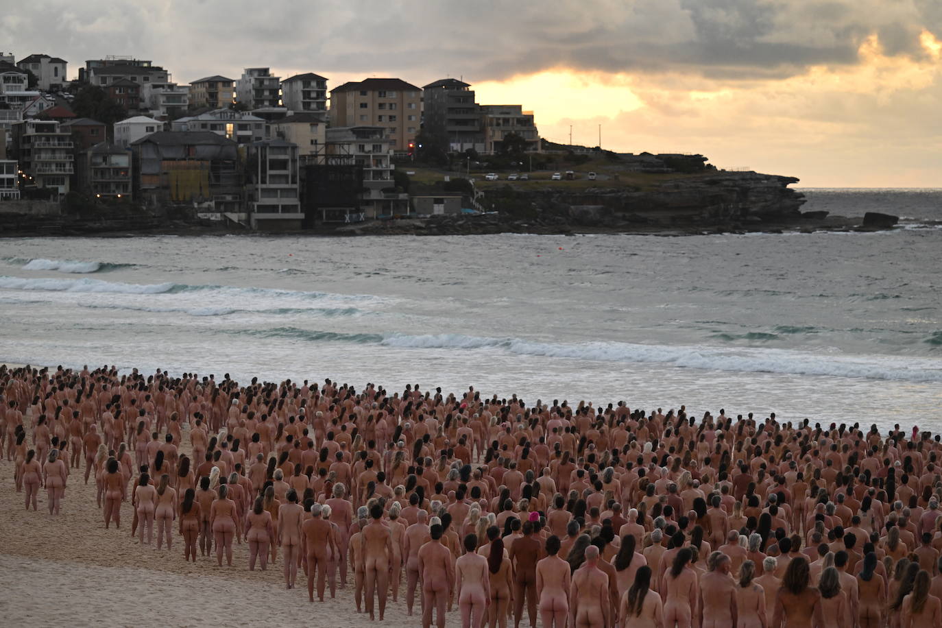 Fotos: Desnudos para Spencer Tunick