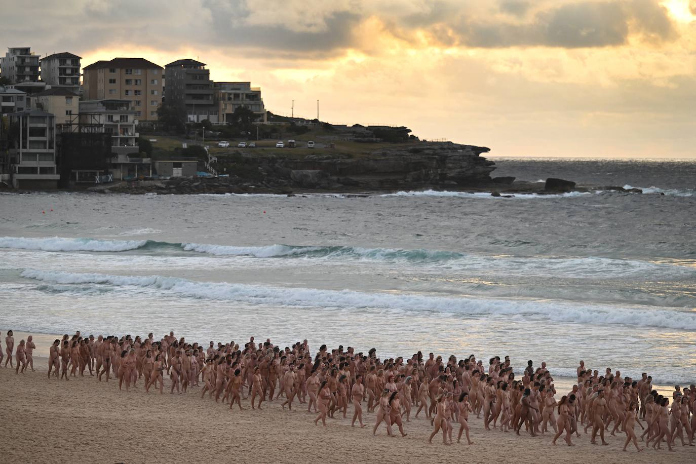 Fotos: Desnudos para Spencer Tunick