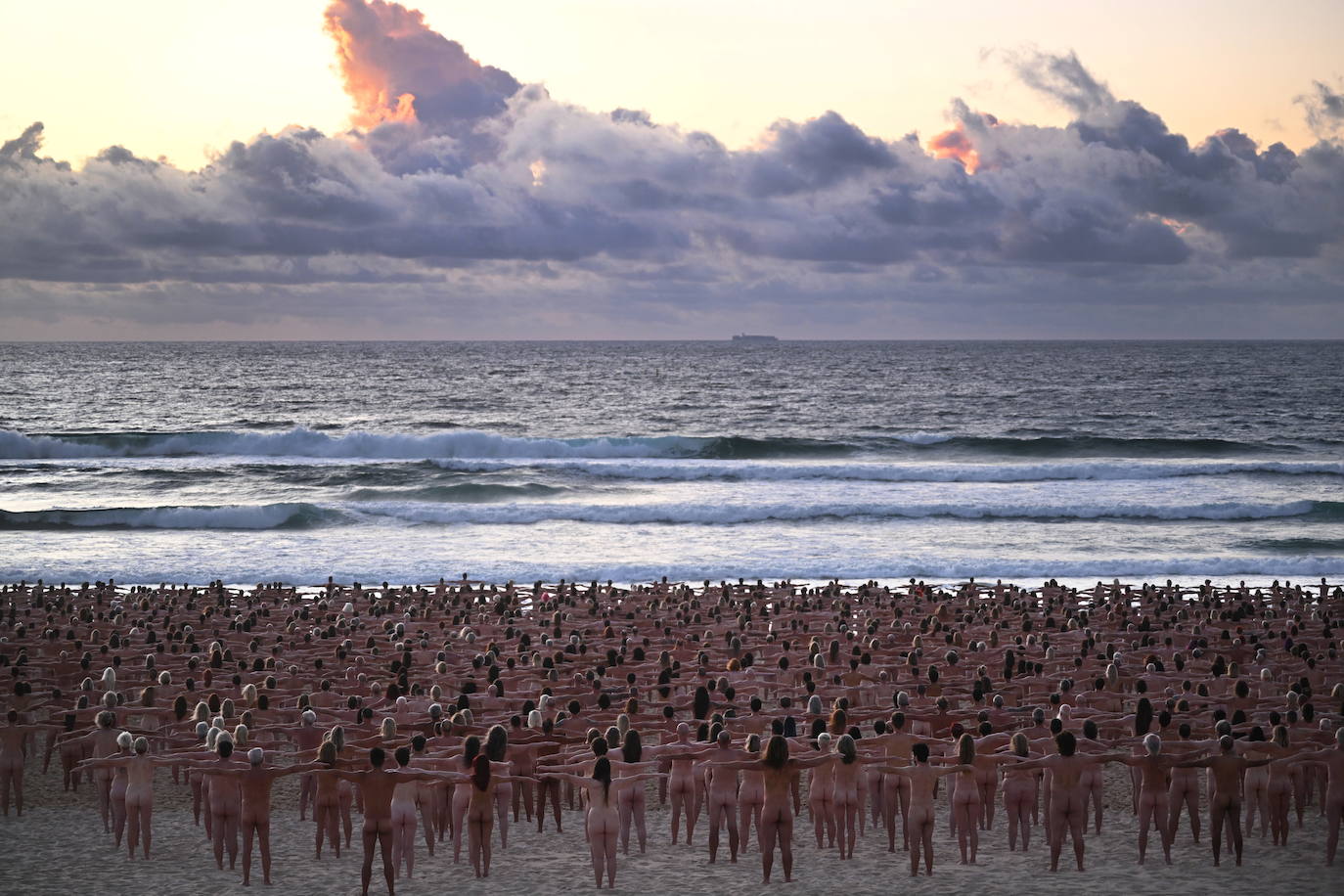 Fotos: Desnudos para Spencer Tunick