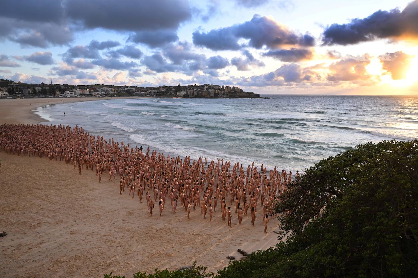 Fotos: Desnudos para Spencer Tunick