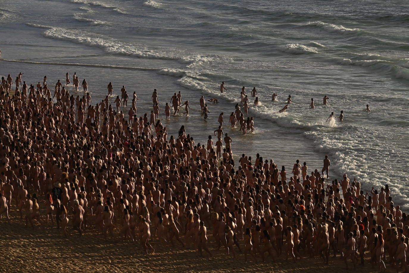 Fotos: Desnudos para Spencer Tunick