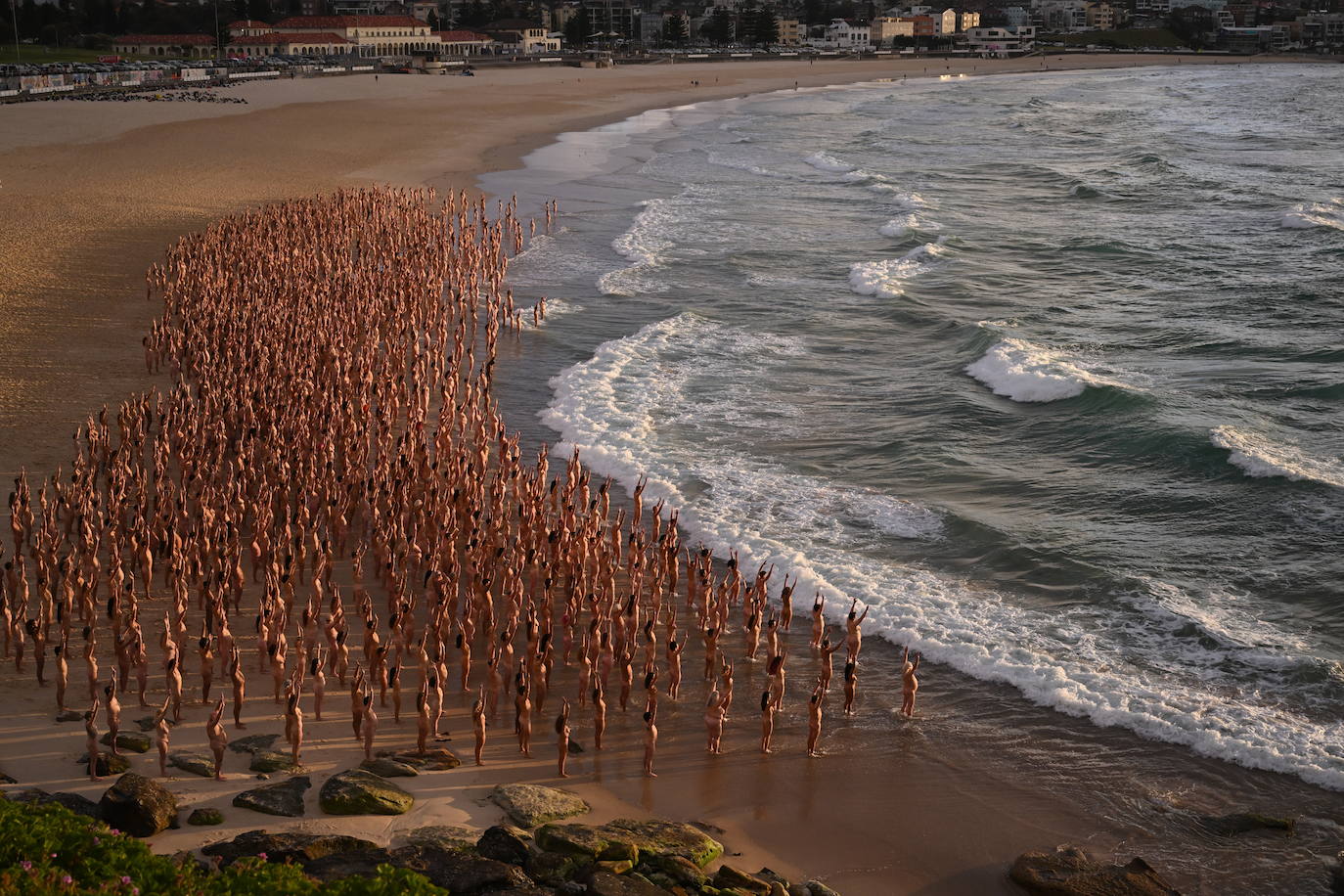 Fotos: Desnudos para Spencer Tunick