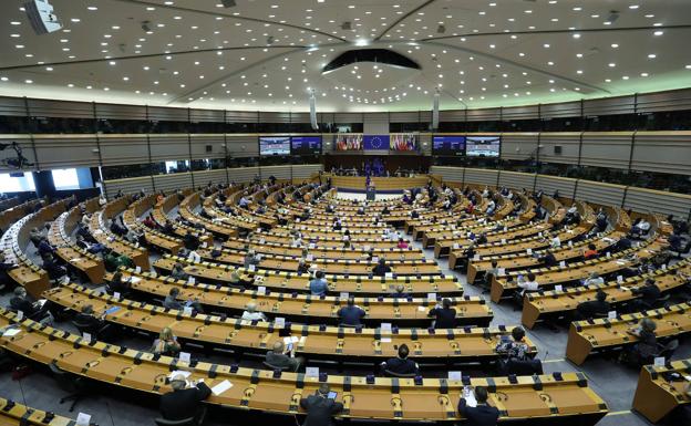 El interior del Parlamento Europeo, en una imagen de archivo.