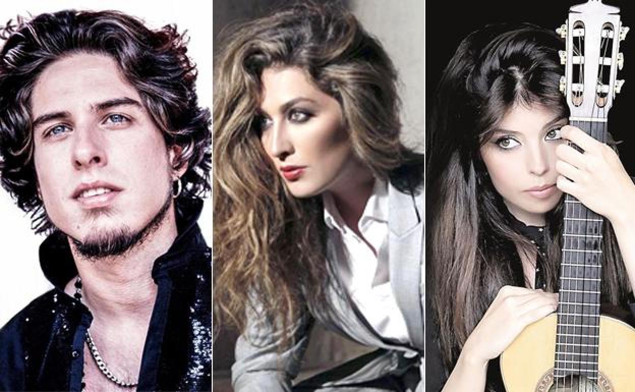 Kiki, Estrella y Soleá Morente.