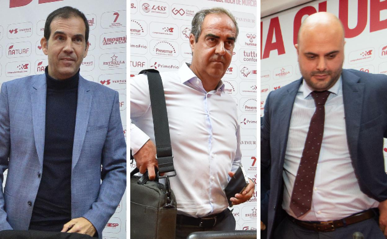 Daniel Moreno, Antonio Rubio y Emilio García. 