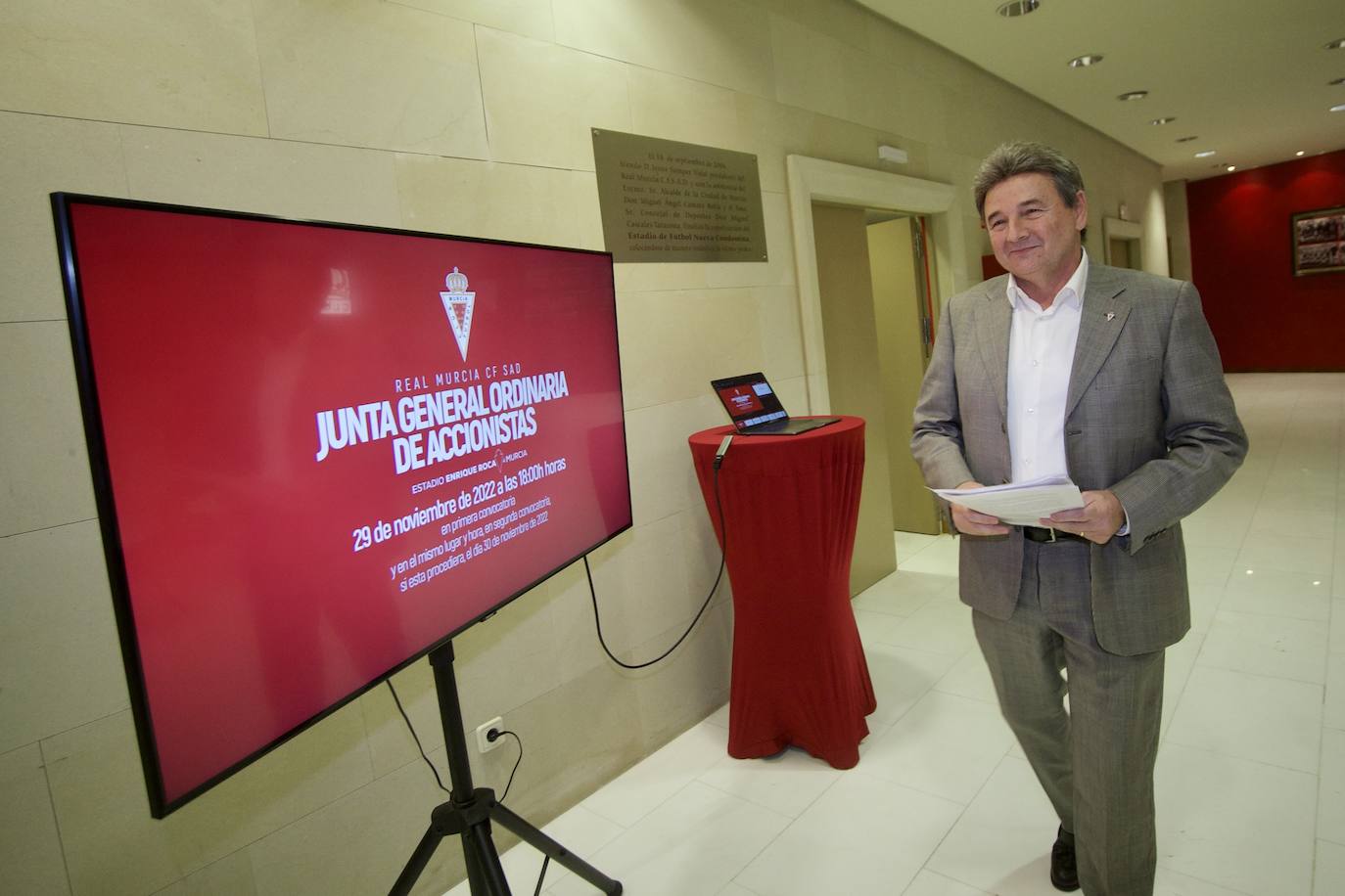 Fotos: Junta de accionistas del Real Murcia en imágenes