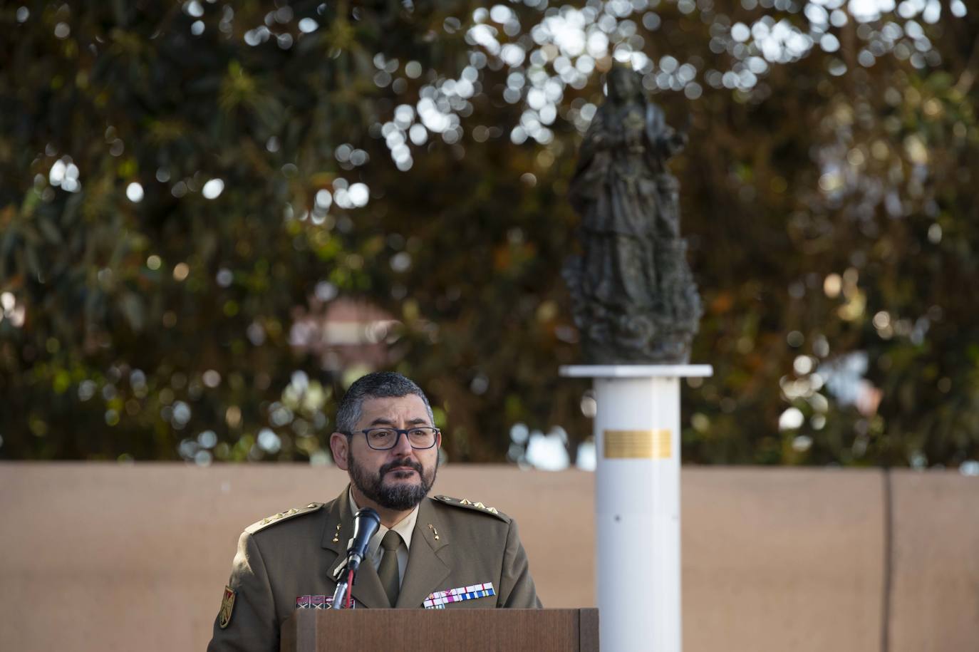 Fotos: Una Santa Bárbara de Quirós protege el Gobierno Militar en Cartagena
