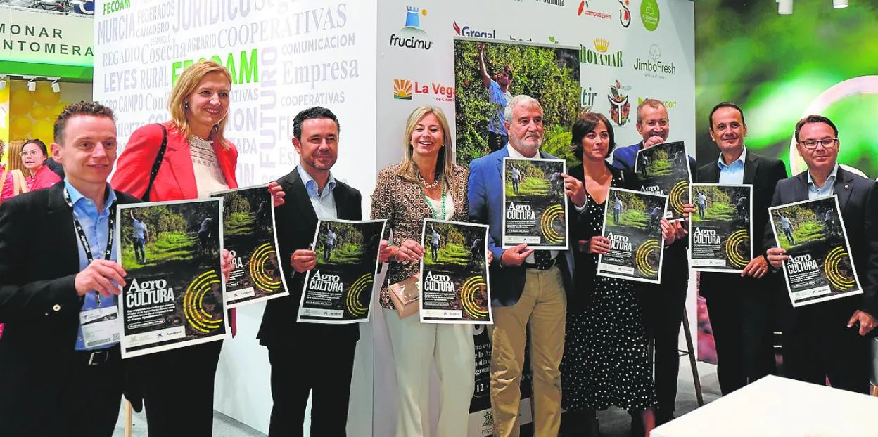 Presentación de la campaña Agro-Cultura durante la pasada feria Fruit Attraction en Madrid. 