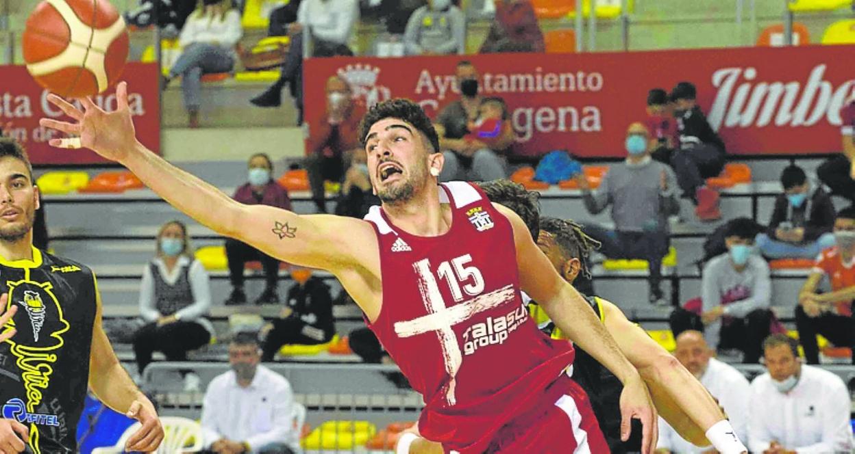 Juanpe Jiménez, en su última etapa en el Cebé Cartagena. 