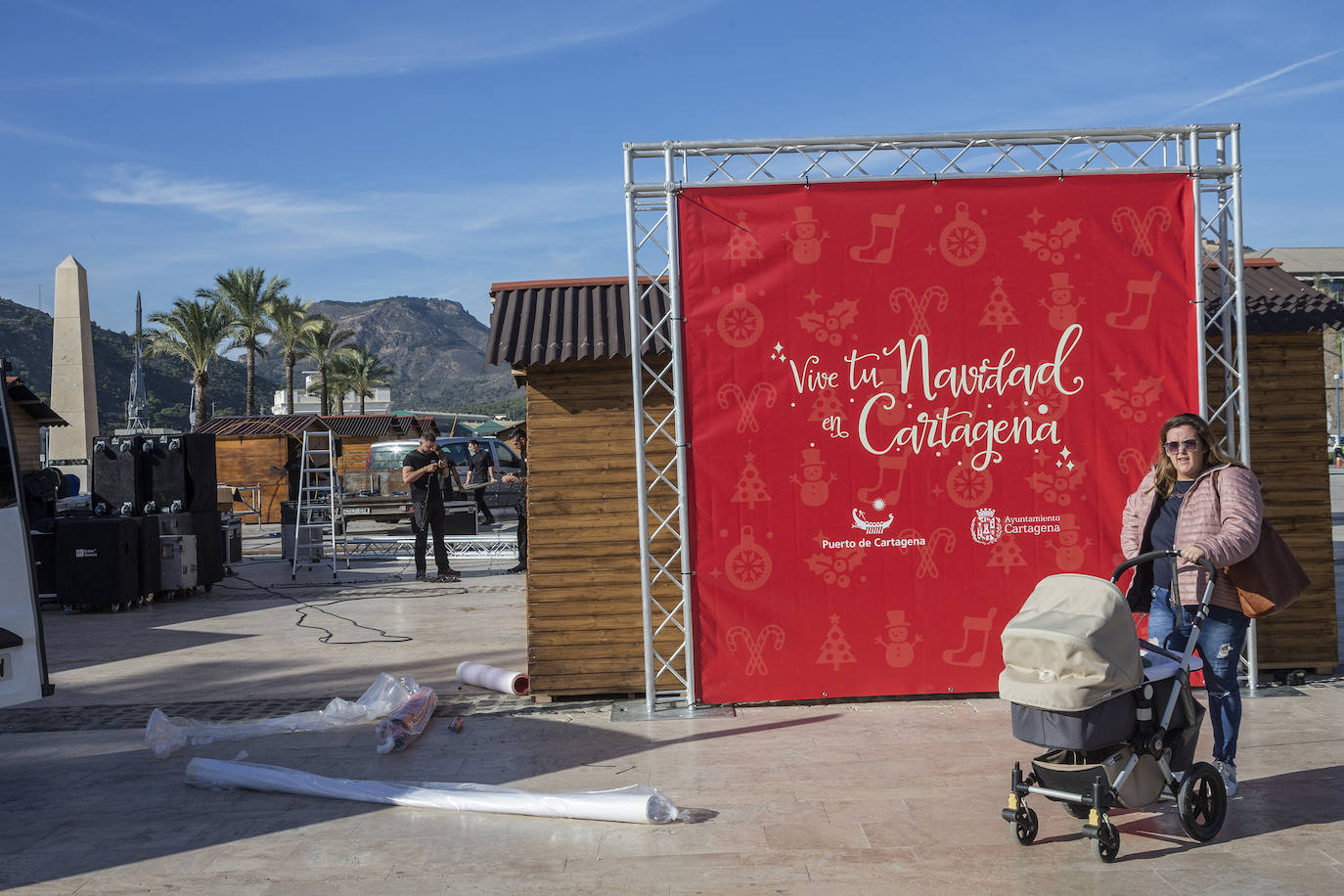 Fotos: Las lluvias &#039;aplazan&#039; la Navidad en Cartagena