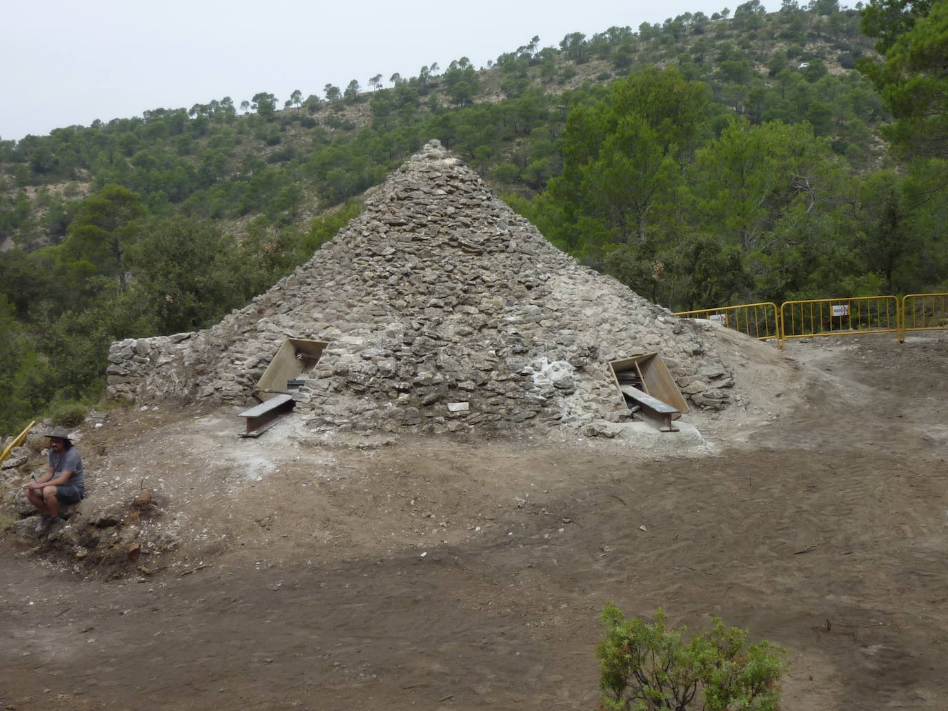 Pozo de nieve en Sierra del Carche