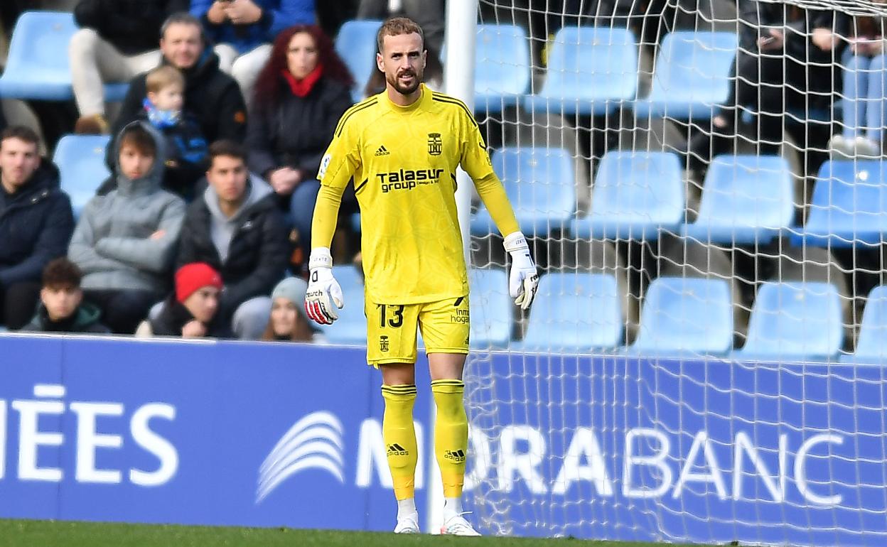 Aarón Escandell, el pasado domingo en el Estadi Nacional de Andorra. 